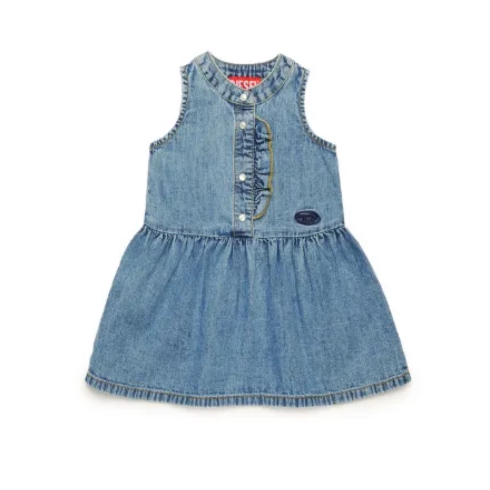 Diesel Blue Denim Kids Casual Dress